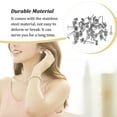 thumbnail image 4 of ZheElen Earring Stud Base Multi Stainless Handmade Popular Ear Pins Setting Daily DIY Jewelry Making Tool Beach Supplies Steel Color 5mm 1Set, 4 of 6