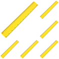 thumbnail image 2 of Straight Scale Measuring Ruler Portable For Math Drawing Drafting Daily Study Use, 2 of 6