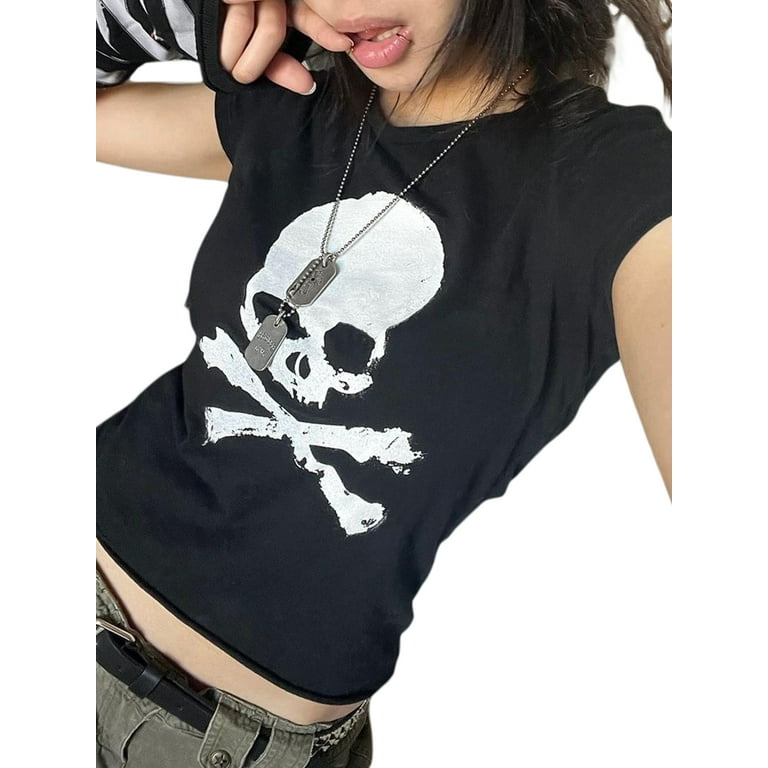 Girls skull top discount