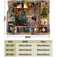 thumbnail image 5 of Fox Blanket Super Soft Warm Fluffy Flannel Maple Forest Fox Throw Blanket Cozy Fuzzy Plush Bedding Wild Animal Fox Stuff Decor Gift for Boys Girls Kids Teens Adults 80"x60", 5 of 6