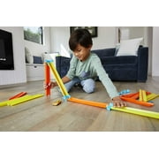 Hot Wheels Track Builder Fold Up Track Pack, 12 ft of Track, 5 Connectors & 1:64 Scale Car