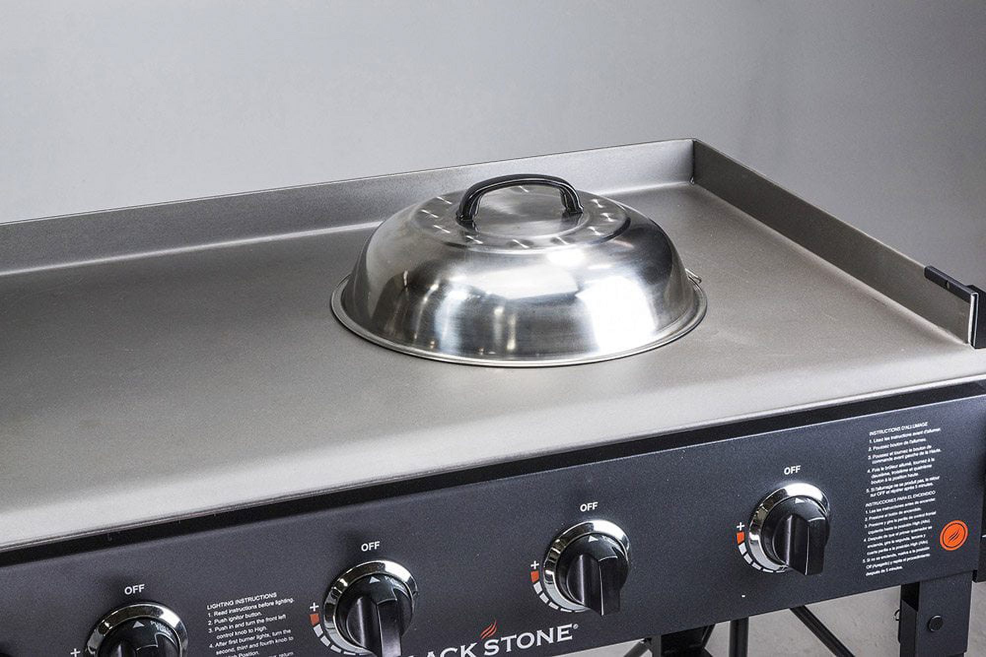 Blackstone 12" Round Basting/Melting/Steaming Cover, Stainless Steel - image 2 of 4