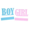 thumbnail image 2 of Gender Reveal Table Decorations Wooden Boy Girl Wood Signs for Baby Shower Gender Reveal Party Supplies, 2 of 8