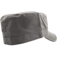 thumbnail image 4 of Cadet Army Military Fitted Botton Cap Basic Everyday Castro Radar Hat, 4 of 6