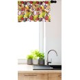 thumbnail image 3 of Ambesonne Fruit Window Valance, Exotic Composition Tropical East Halved Plants Vegetarian Mango Dragon Fruit, Curtain Valance for Kitchen Bedroom Decor with Rod Pocket, 54" X 12", Multicolor, 3 of 3