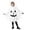 White-f, variant on LIIPEE Kids Halloween Costumes Boys Girls Unisex Hooded Ghostface Graphic Capes Dress Up Clothes,10-12 Years