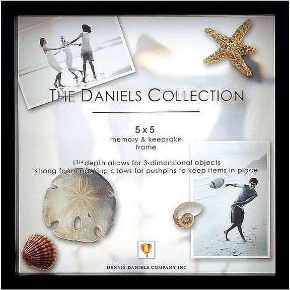 Ebony-Black 1 frac34 in depth Keepsake 5x5 CraftBox by Dennis Daniels - 5x5