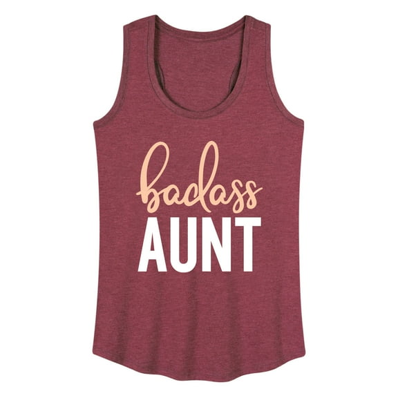 Instant Message - Badass Aunt - Women's Racerback Tank Top