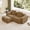 Brown, variant on 79" Velvet Mid-Century Modern Sofa, Mid-Century Modern Couch with Resilience, Loveseat Sofa Couch with Piping for Living Spaces, Brown