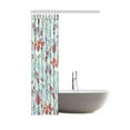 thumbnail image 2 of MKHERT Mittens and Socks Cup Snowflakes Polyester Fabric Shower Curtain 48x72 inch, 2 of 2