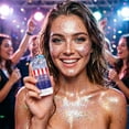 thumbnail image 6 of Body Glitter Stick - Patriotic Red White Blue Glitter, 4th of July Glitter Stick, Hair Glitter Gel for Football Game, Flag Makeup, Waterproof, Long-Lasting, Independence Day, Art Craft, 6 of 9