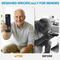 thumbnail image 3 of Big Button TV Remote Control Replacement for Samsung TV with LED Flashlight and Magnetic Mount for Seniors Elder Friendly No Programming Needed, 3 of 7