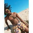 thumbnail image 2 of No Boundaries Men's & Big Men's Elastic Waist Swim Trunks, 7" Inseam, Sizes S-5XL, 2 of 6