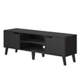 thumbnail image 1 of VASAGLE Mueble de TV, Soporte de TV con Estante Ajustable, para Televisores de hasta 65 Pulgadas, Negro Tinta MLTV556B01, 1 of 8