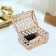 thumbnail image 1 of Caja de joyería de cristal, caja organizadora de baratijas, caja decorativa, caja de almacenamiento de joyería portátil, caja de recuerdos con cubiert L, 1 of 8