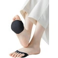 thumbnail image 3 of 3 Pairs Women's Toe Topper Socks Non Slip Toe Cover No Show Half Socks with Cushion Pad, 3 of 6