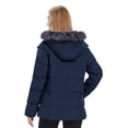 thumbnail image 4 of Wantdo Women's Recycled Recycled Winter Coat Recycled Short Warm Cotton Puffer Jacket Waterproof Winter Jacket Navy M, 4 of 9