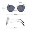 thumbnail image 2 of Gafas de sol sin marco del ojo de gato del borde cortado gafas de sol de moda de la personalidad de la moda, hechas de metal, 2 of 5