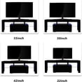 thumbnail image 4 of Kojooin LED TV Stand For TVs Up To 55 Inches, Modern Entertainment Center With Down Flip Door, Glass Shelf And High Glossy Front Face, TV Console Table For Living Room Bedroom, 4 of 6