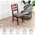 thumbnail image 7 of Joqmia Chair Seat Covers Waterproof Dining Room Chair Covers 4 Pack Stretch Seat Covers for Dinning Room Chair Protector Slipcover for Kitchen, Hotel, 7 of 7