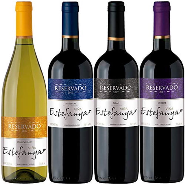 4 PACK RESERVADO ESTEFANYA MIX TINTO Y BLANCO