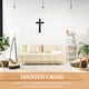 thumbnail image 5 of Decoración de pared con cruz Escultura espiritual Madera Santo Jesús Crucifijo católico Cruz Pared Hogar Religioso Colgante, 5 of 6