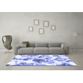 thumbnail image 3 of Ahgly Company Indoor Square Abstract Blue Modern Area Rugs, 6' Square, 3 of 4