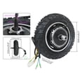 thumbnail image 2 of 10 Inch 48V 350W Brushless Hub Motor Wheel Kit for Electric Motorcycle Scooter Off-Road E-Bike Dirt Bike Tricycle, 80/65-6 Knobby Tire Pre-Assembled, Disc Brake Assembly + Sine Wave Controller, 2 of 9