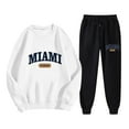 thumbnail image 1 of WILLBEST Hoodies Women Two Piece English Print Long Sleeved Sweatshirt  jacket, 1 of 5