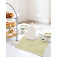 thumbnail image 4 of Yellow Striped Kitchen Dish Towels for Drying Dishes Set of 2, Modern Simple Farmhouse Beige Vintage Waffle Weave Microfiber Hand Tea Bathroom Towels Quick Dry & Absorbent Towel 12x12, 4 of 7