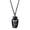 Black, variant on Pet Urn Necklace for Dog Cats Ashes Pet Cremation Jewelry Keepsakes Gift Unisex