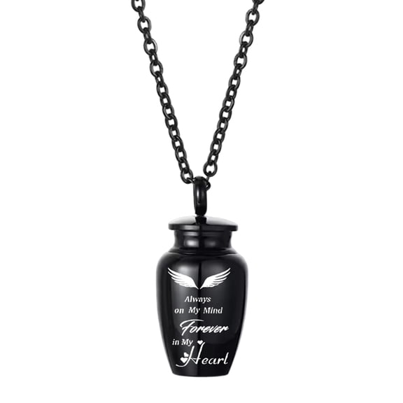 Pet Urn Necklace for Dog Cats Ashes Pet Cremation Jewelry Keepsakes Gift Unisex