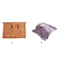 thumbnail image 3 of VONKY Electric Blanket Soft Heating Shawl Feet Lap Warmer Detachable Flannel Carpet Winter Pad for Living Room Bedroom Office Purple, 3 of 8