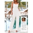 thumbnail image 3 of Mono Prettygarden de verano sin mangas para mujer, color blanco, 3 of 9