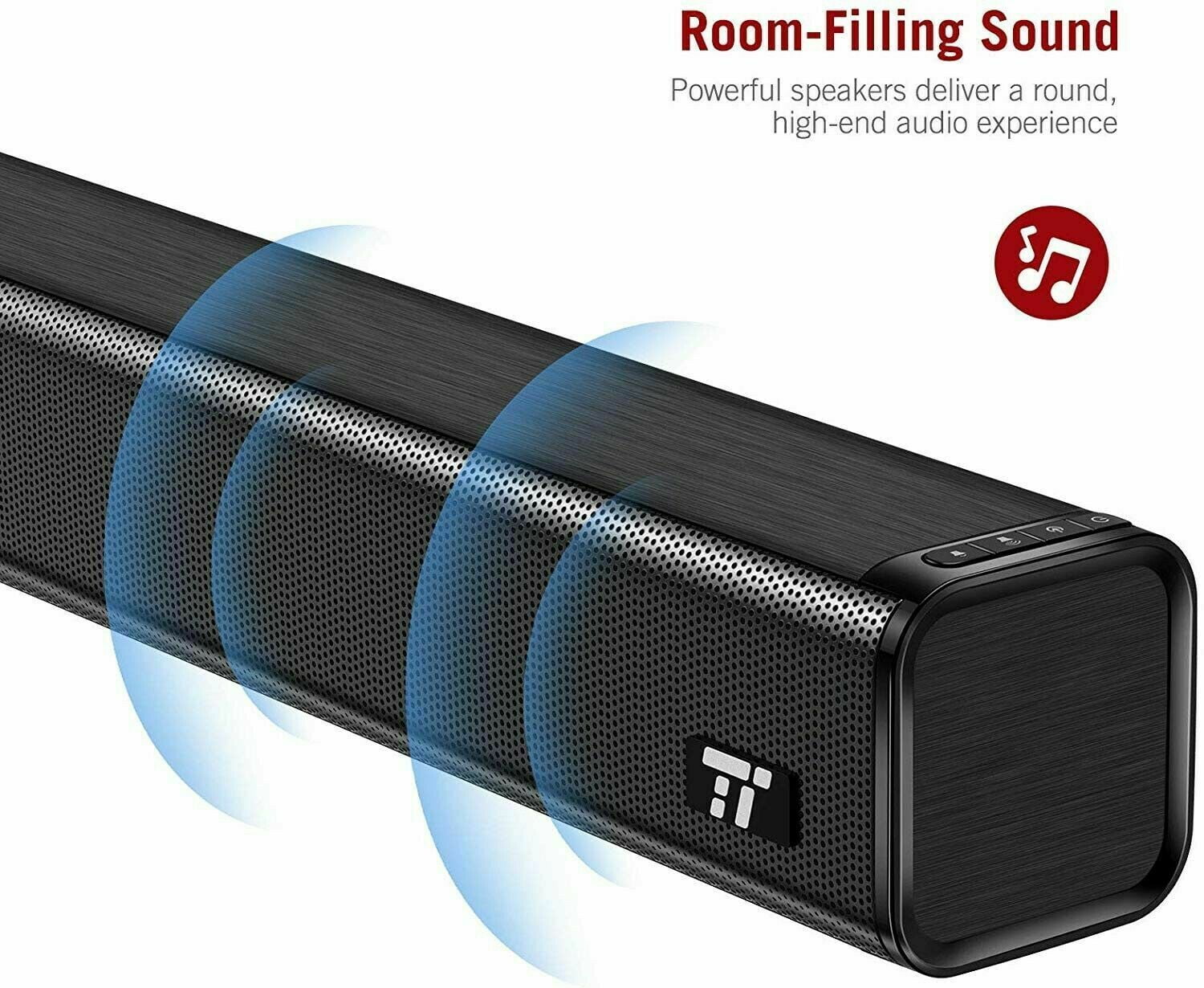 taotronics bluetooth 4.2 computer soundbar