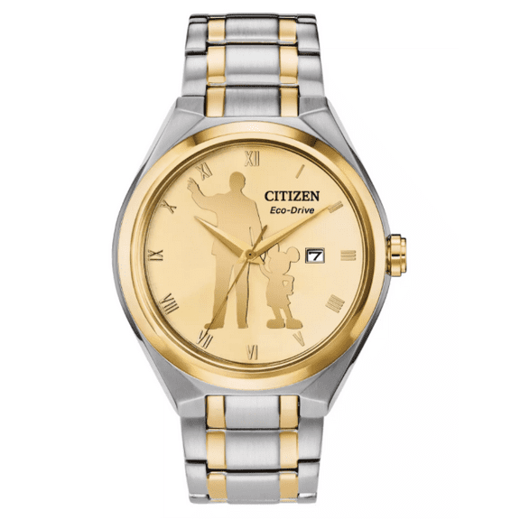 Disney Walt Mickey Mouse ''Partners'' Statue Watch Citizen New With Tag