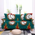 thumbnail image 1 of Basketball-Themed Elastic Couch Cover Protective Slipcover Modern Print Design Soft and Durable Sofa Cover For Home Decor, 1 of 1