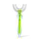 thumbnail image 1 of Cepillo de dientes de silicona en forma de U, boca completa, doble cara, dientes completos para niños, mordedores de 360 ​​grados con suministros de limpieza de dientes, pequeño, verde Advancent HA009125-05, 1 of 6
