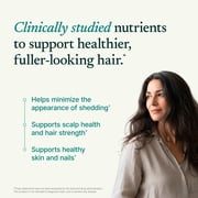 Noophoric Hair Vitamins for Women & Men - Hair Growth Supplement with Biotin, Saw Palmetto & Amino Acids, Skin & Nail Support, 90 Capsules