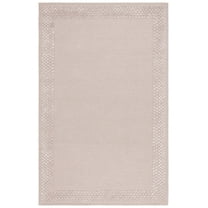 SAFAVIEH Glamour Elfrida Bordered Area Rug, Beige, 4' x 6'
