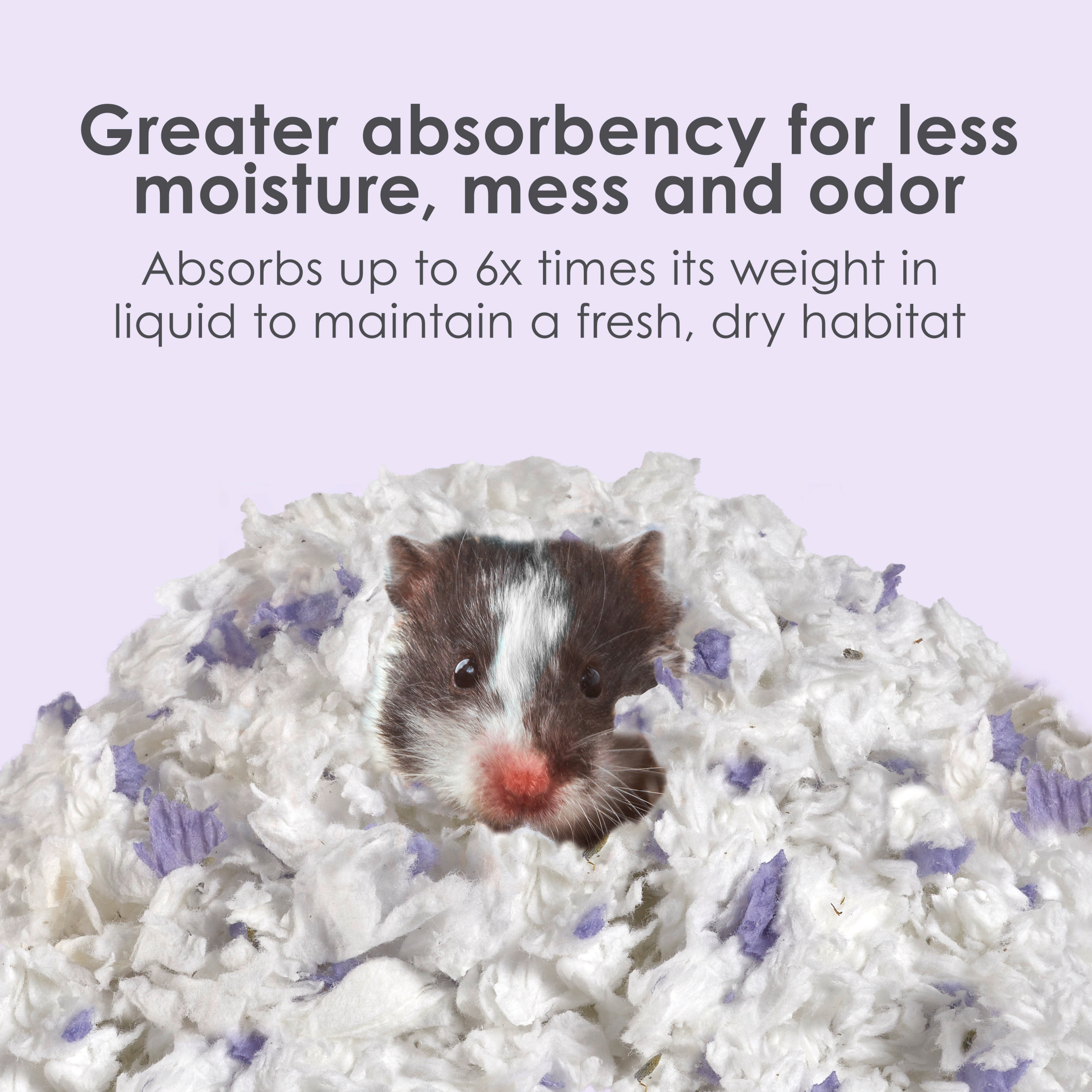 Kaytee Clean & Cozy Lavender Small Animal Paper Bedding, 49.2L photo 6