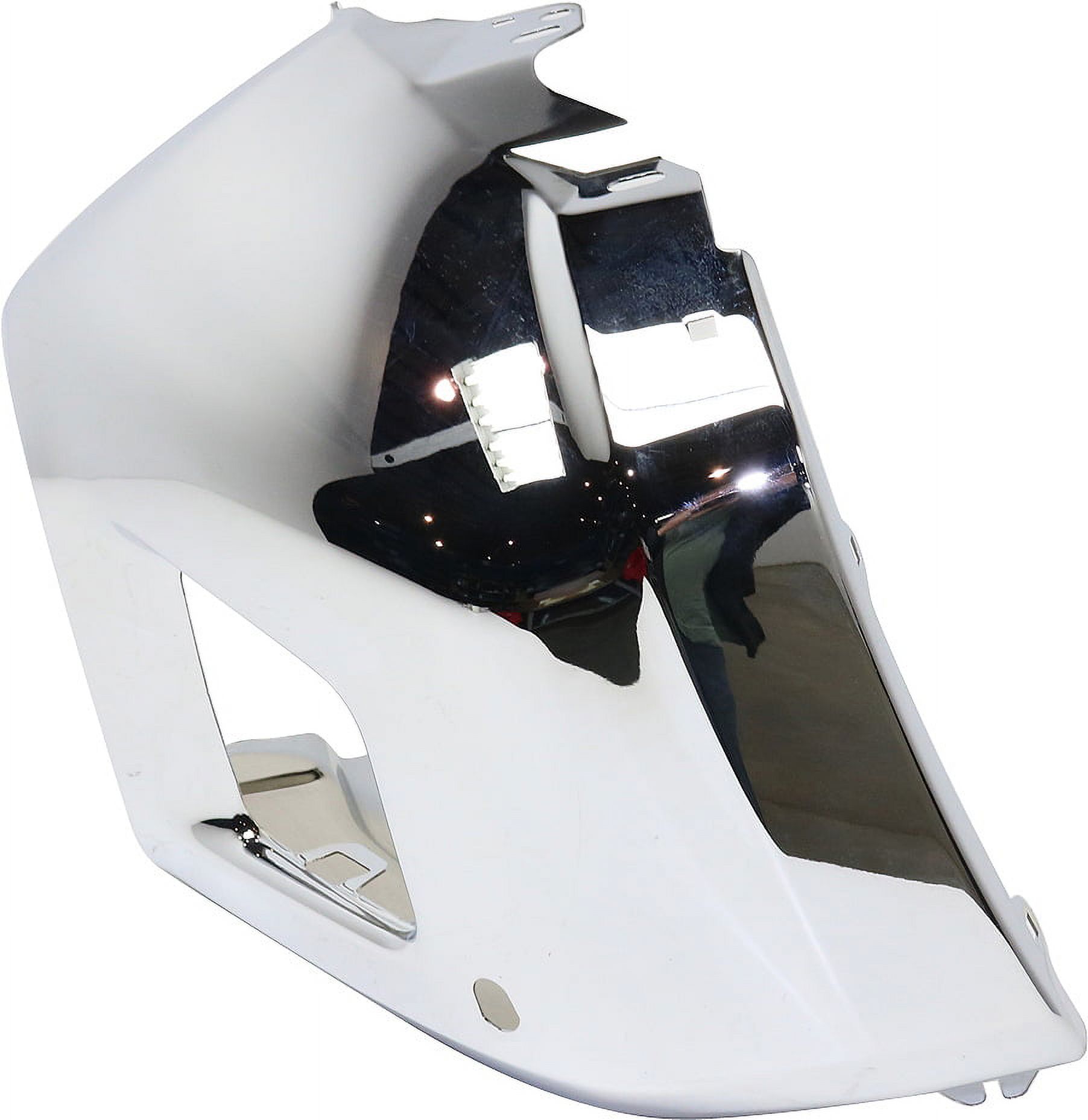 Bumper End Compatible With 2014-2021 Toyota Tundra Front, Right Passenger Steel Chrome CAPA Certified