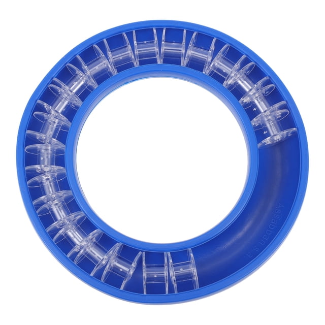Shisuyan Étui de Rangement en Caoutchouc Bleu 1 Ensemble 5.5x5.5x0.78 Po