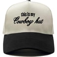 thumbnail image 1 of Funky Junque Two Tone Vintage Canvas Snapback Hats Men Women Trendy Embroidered Trucker Baseball Cap Funny Adjustable, 1 of 8