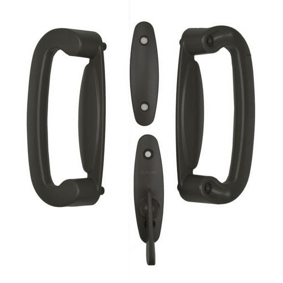 Andersen Tribeca 2-Panel Gliding Door Hardware Set - Black