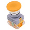 thumbnail image 3 of LOVIVER 4X 22mm Emergency Stop Mushroom Head Push Button Box Reset Waterproof Yellow, 3 of 7
