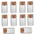 thumbnail image 5 of WHAMVOX 10PCS 20ML Cork Stopper Glass Bottle Transparent Cordycep Bottle Wishing Bottle, 5 of 8