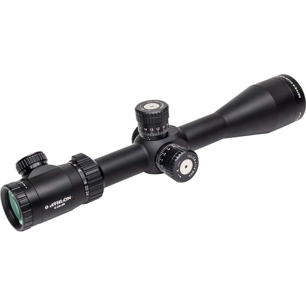 Athlon Optics Argos BTR GEN2 6-24X50 First Focal Plane Riflescopes APLR2 FFP IR MOA