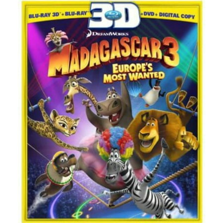 UPC 097361476643 product image for Madagascar 3: Europe's Most Wanted (Blu-ray + Blu-ray + DVD + Digital Copy) | upcitemdb.com