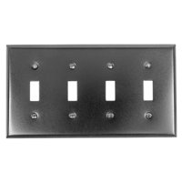 Acorn 4 Toggle Switch Plate
